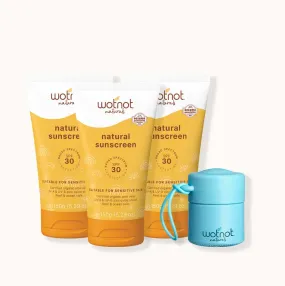 30 SPF NATURAL FAMILY BULK SUNSCREEN   REFILLABLE ROLL-ON APPLICATOR