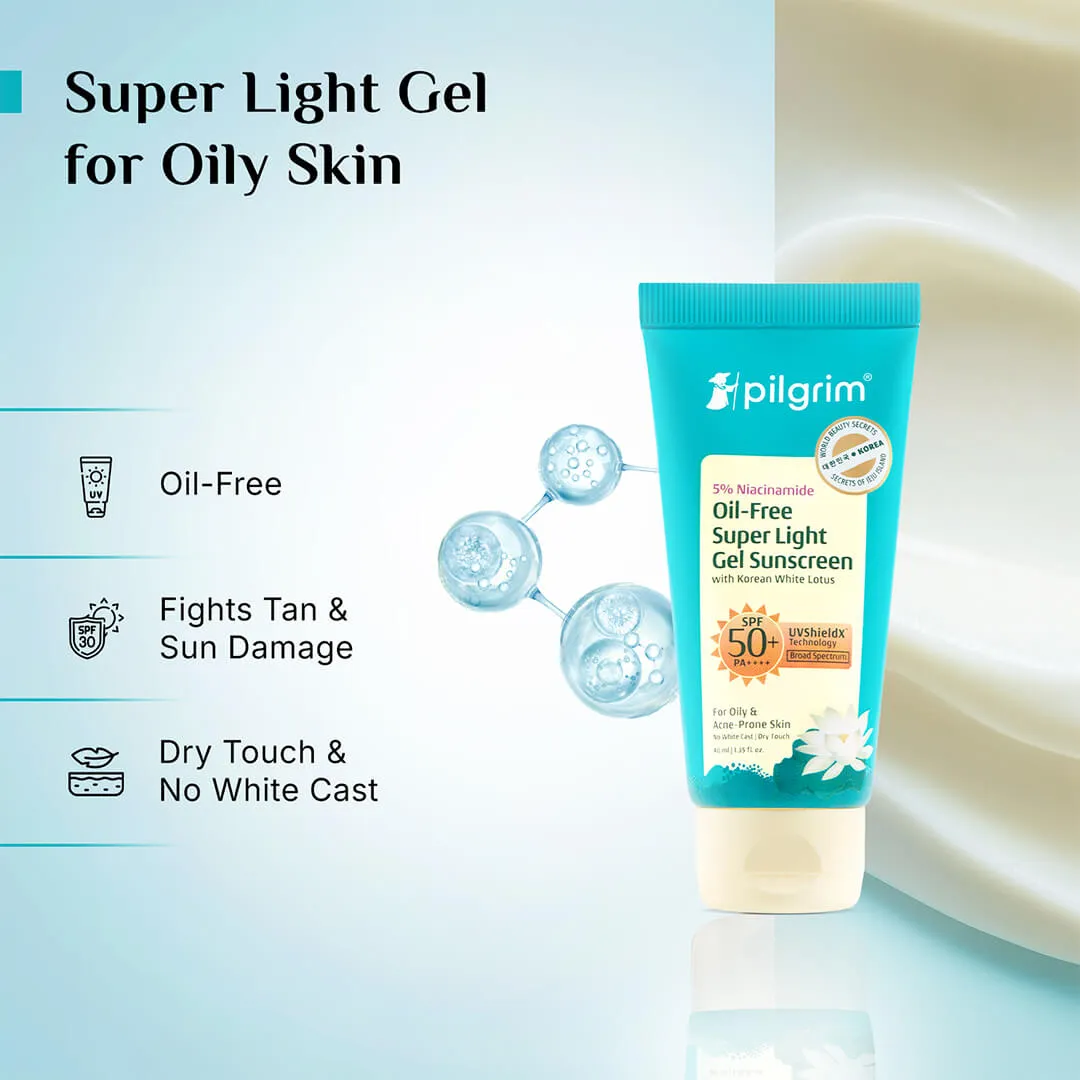 5% Niacinamide Oil-Free Super Light Gel Sunscreen SPF 50  PA    