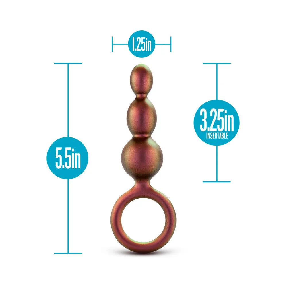 Anal Adv Matrix Beaded Loop Plug Copper