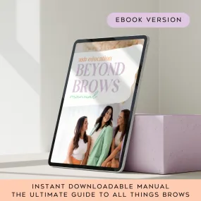 ASH Education - Beyond Brows Ultimate Brow Education Manual (Digital EBOOK PDF)