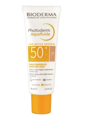 Bioderma Photoderm Aquafluide Sun Active Defense Spf50  Peaux Sensibles Sensitive Skin 40Ml