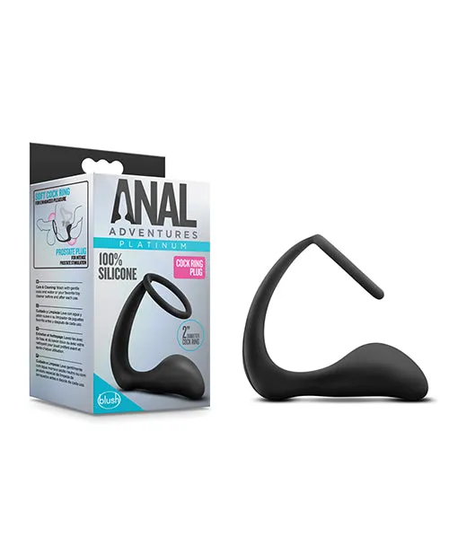 Blush Anal Adventures Cock Ring Plug