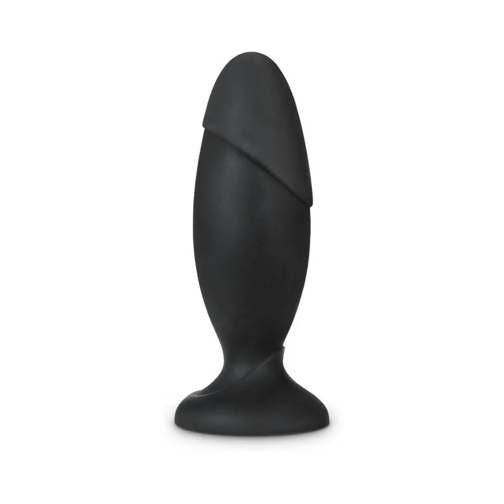 Blush Anal Adventures Platinum Silicone Rocket Plug - Black