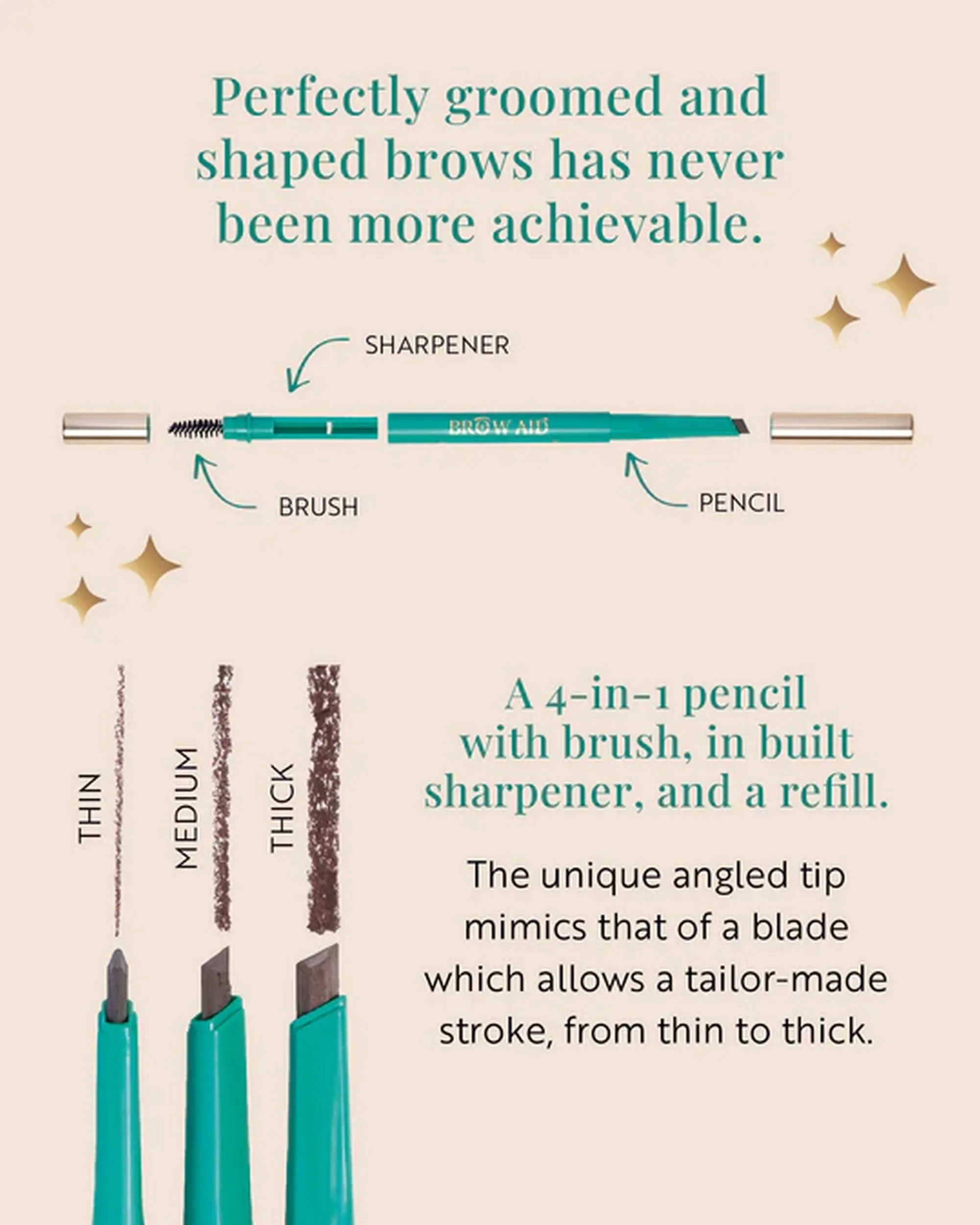 Brow Aid Blade 04 Brown Warm