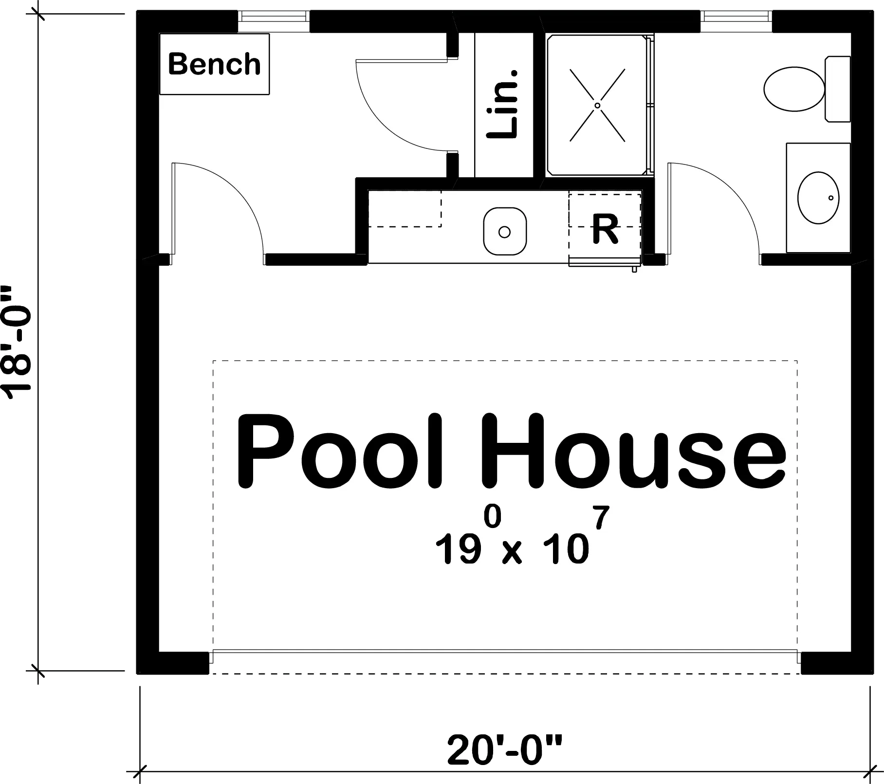 Charming 360 sq. ft. Pool House: Your Ultimate Backyard Retreat!
