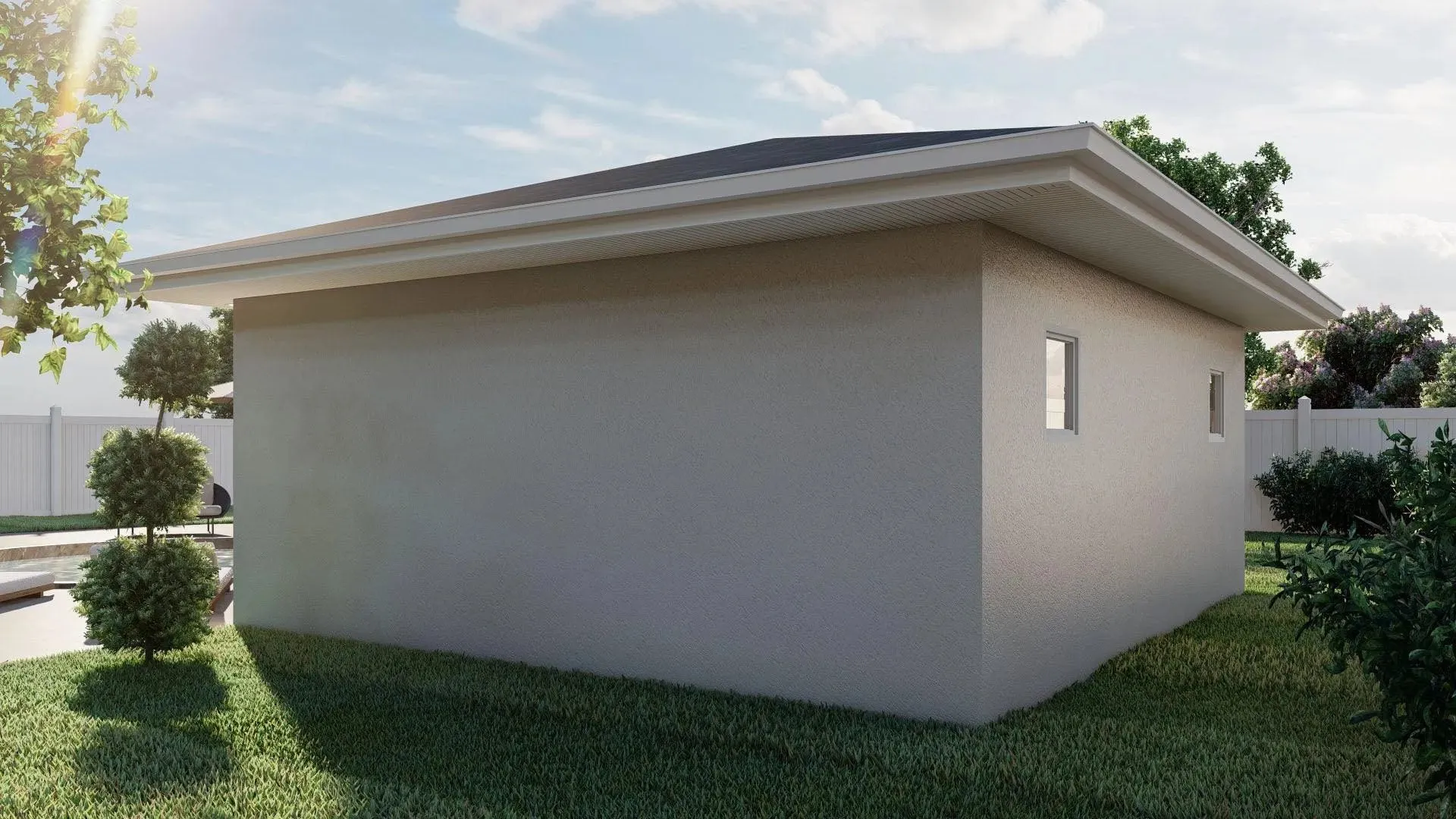 Charming 360 sq. ft. Pool House: Your Ultimate Backyard Retreat!
