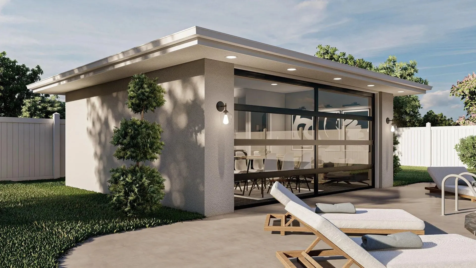 Charming 360 sq. ft. Pool House: Your Ultimate Backyard Retreat!