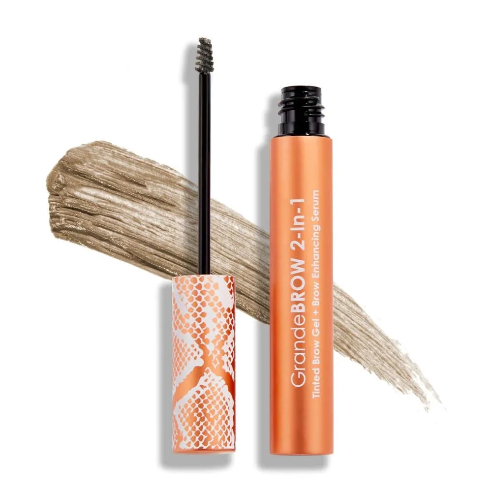 Grande Cosmetics GrandeBROW 2-In-1 Tinted Brow Gel   Brow Enhancing Serum