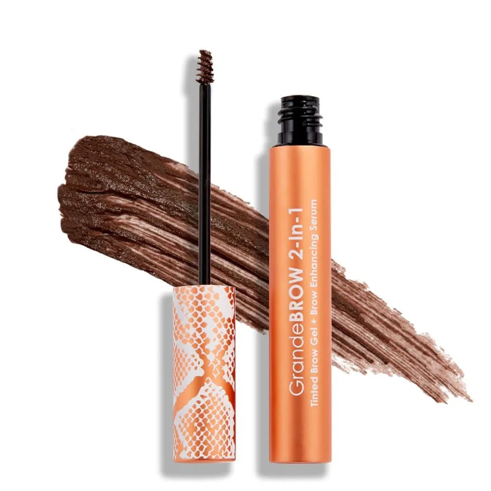Grande Cosmetics GrandeBROW 2-In-1 Tinted Brow Gel   Brow Enhancing Serum