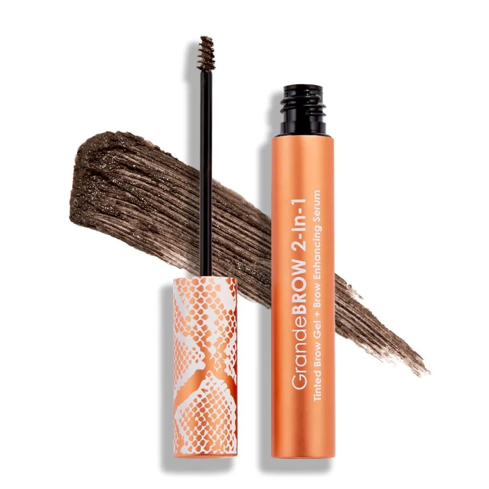 Grande Cosmetics GrandeBROW 2-In-1 Tinted Brow Gel   Brow Enhancing Serum