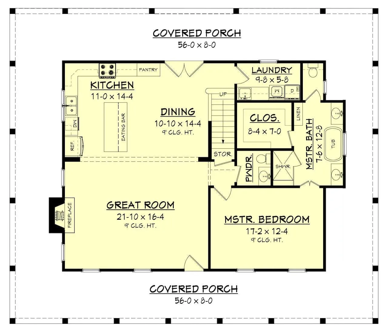 Inviting Home Plan: 2,084 sq ft