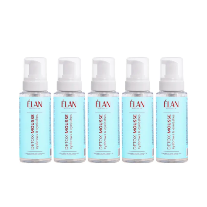 ÉLAN - Cleansing Detox-Mousse for Eyebrows and Eyelashes 150ml (Wholesale 5 pack, RRP $29.95 Each)