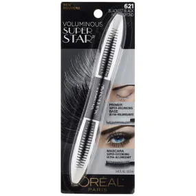 L'OREAL - Voluminous Superstar Mascara Blackest Black - 0.41 fl. oz. (12.7 ml)