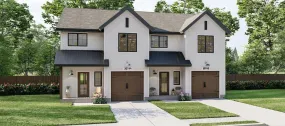 Luxurious Six-Bedroom Home Plan with Generous Living and Garage Space
