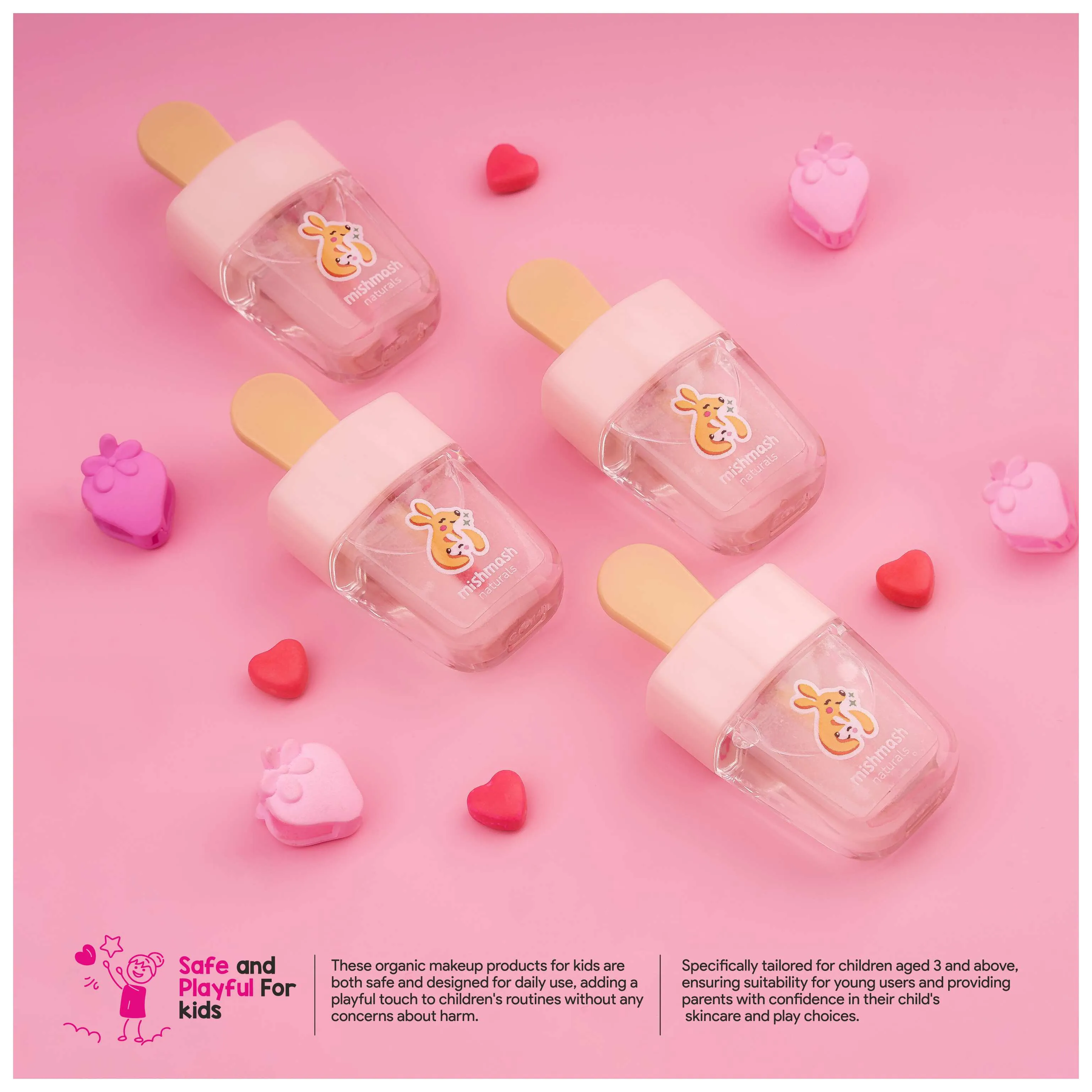 Mishmash Naturals Magic Sparkle Strawberry Lip Gloss