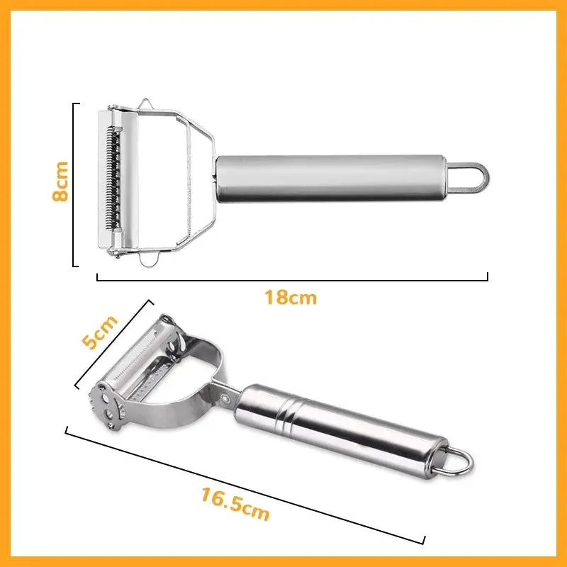 Multifunctional Stainless Steel Kitchen Peeler – Durable & Versatile