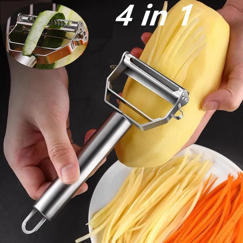 Multifunctional Stainless Steel Kitchen Peeler – Durable & Versatile