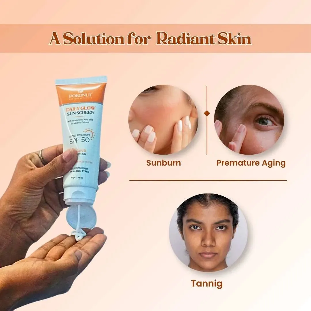 Natural Sunscreen SPF 50 with UVA UVB protection