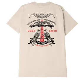Obey Fairweather Friends T-Shirt - Cream