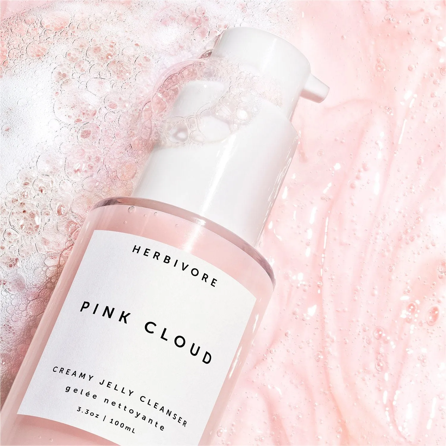 Pink Cloud Rosewater   Tremella Creamy Jelly Cleanser