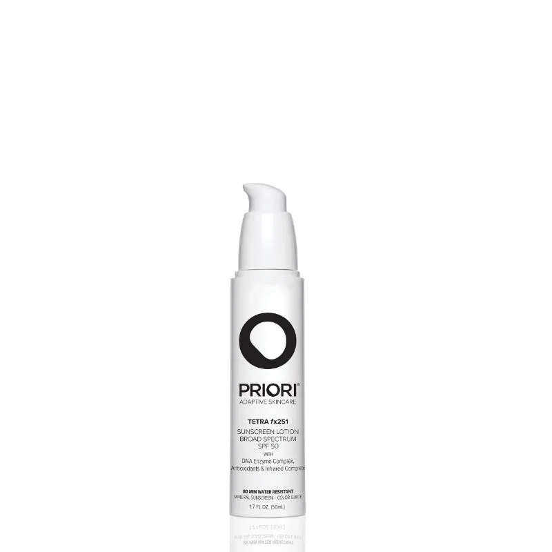 PRIORI Tetra Tinted Sunscreen Lotion SPF50 50ml