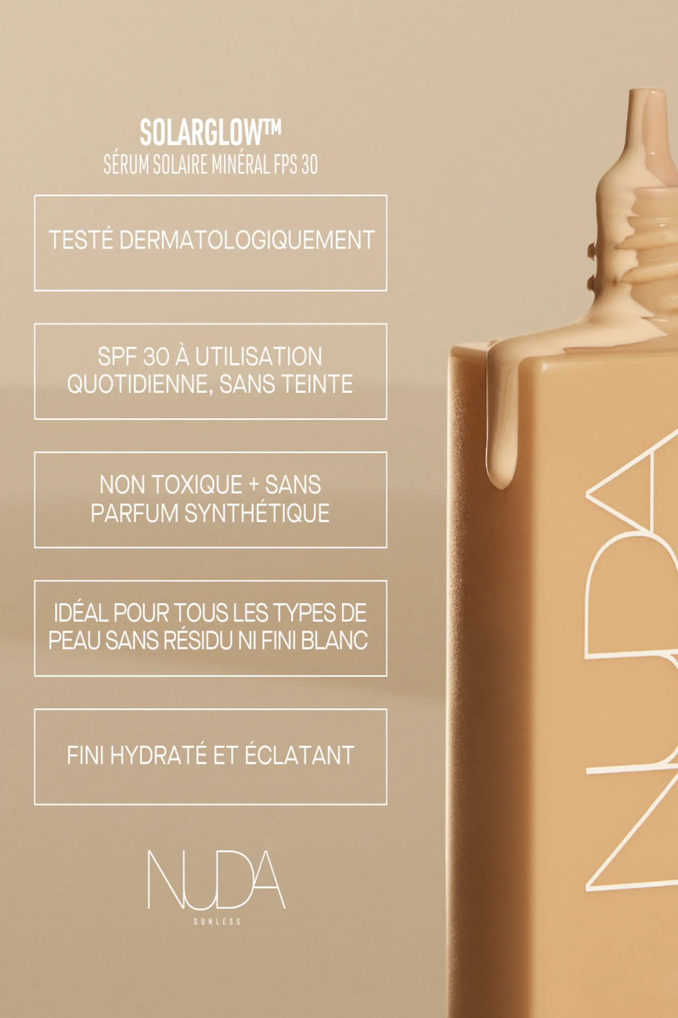 SOLARGLOW™ - Mineral Serum Sunscreen SPF 30