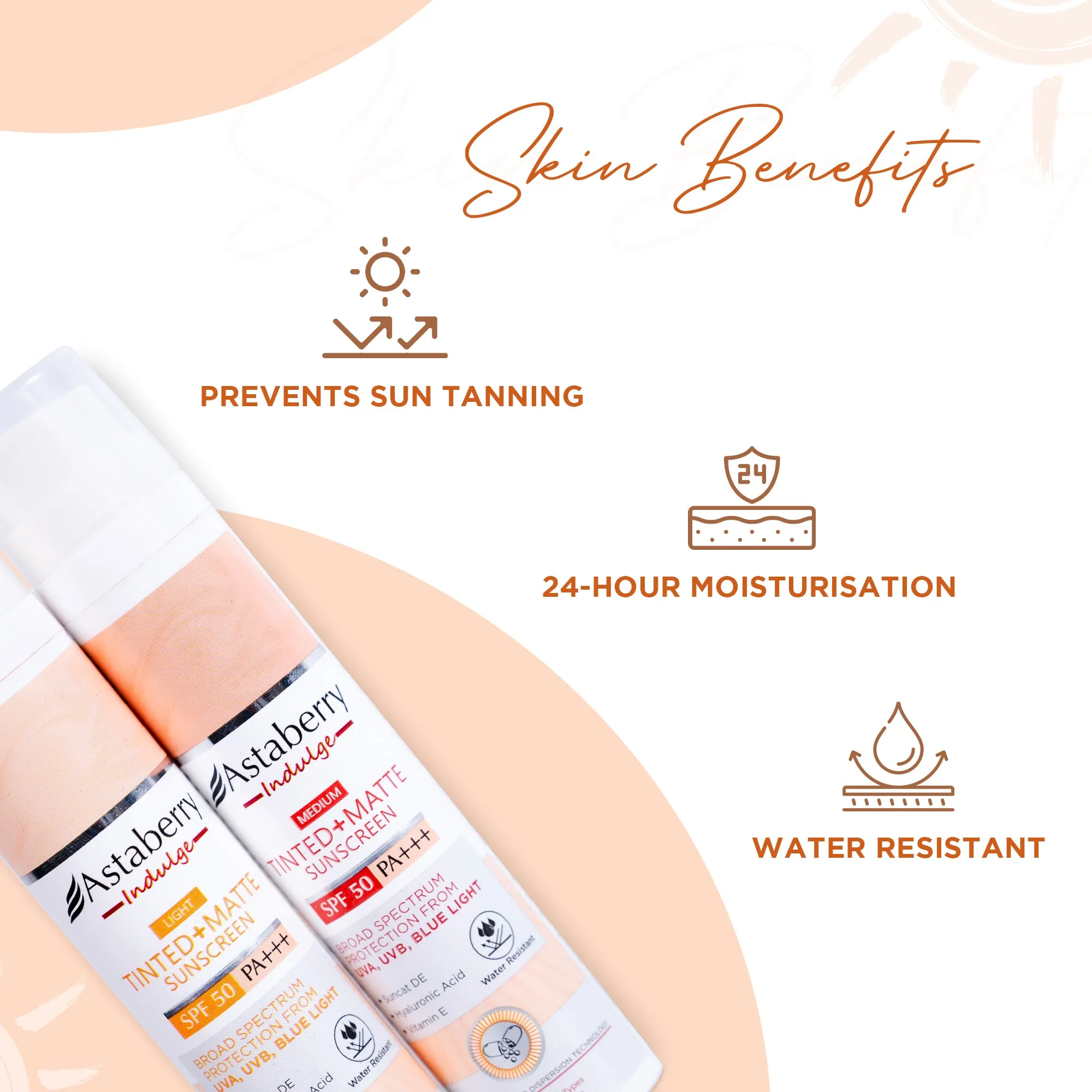Tinted   Matte Sunscreen SPF50 PA   