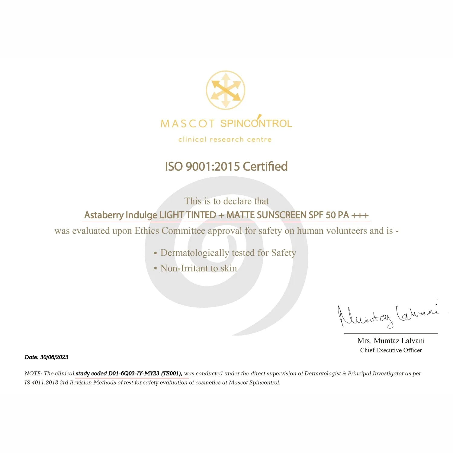 Tinted   Matte Sunscreen SPF50 PA   